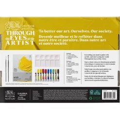 Winsor & Newton Zestaw farb akrylowych Galeria z akcesoriami - - 14 szt. > Farby Akrylowe
