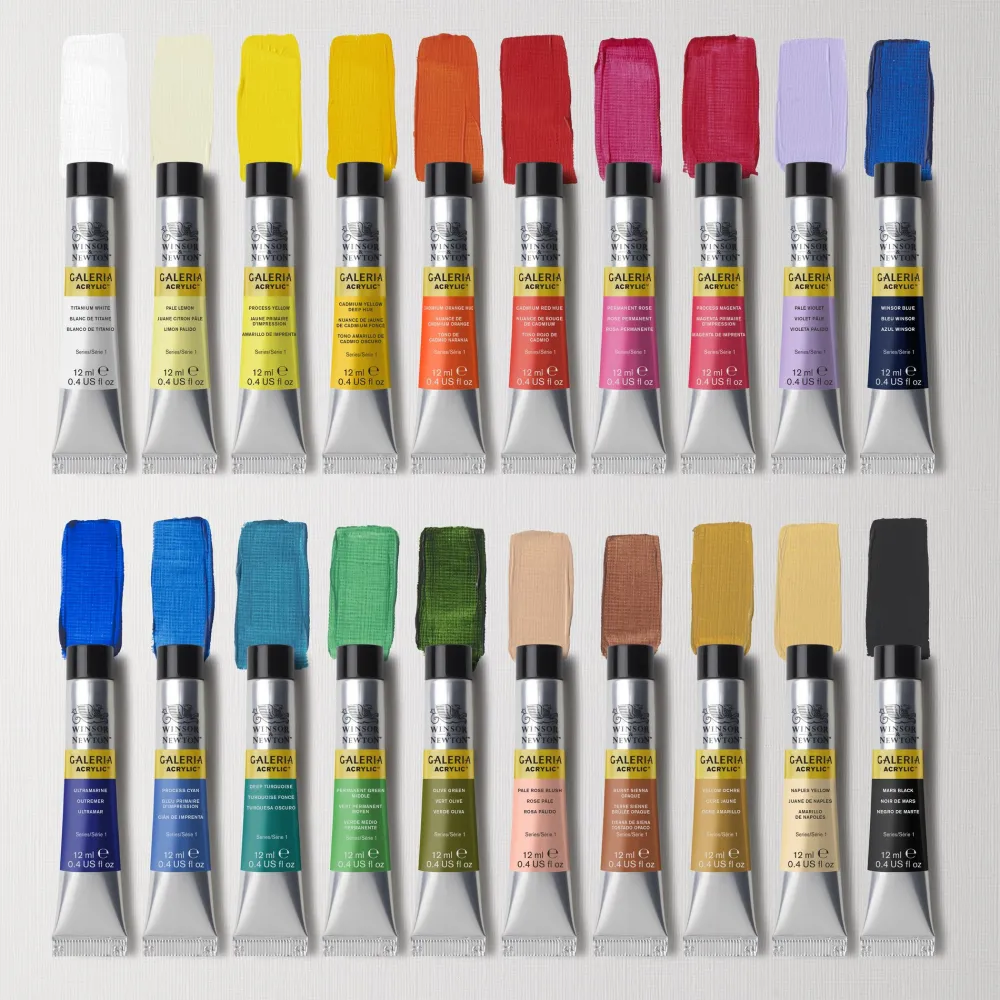 Winsor & Newton Zestaw farb akrylowych Galeria - - 12 ml x 20 szt. > Farby Akrylowe