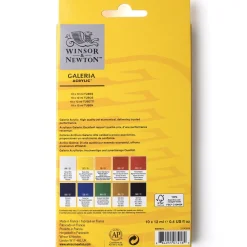 Winsor & Newton Zestaw farb akrylowych Galeria - - 12 ml x 10 szt. ><noscript><img width=