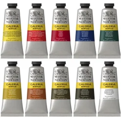 Winsor & Newton Zestaw farb akrylowych Galeria - - 10 kolorów x 60 ml > Farby Akrylowe