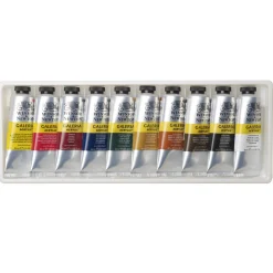 Winsor & Newton Zestaw farb akrylowych Galeria - - 10 kolorów x 60 ml ><noscript><img width=