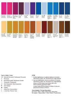 Winsor & Newton Zestaw farb akrylowych Galeria - - 10 kolorów x 60 ml ><noscript><img width=