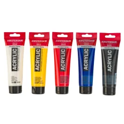 Amsterdam Zestaw farb akrylowych, Mixing - - 5 kolorów x 120 ml
