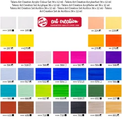 Talens Art Creation Zestaw farb akrylowych - - 36 kolorów x 12 ml ><noscript><img width=