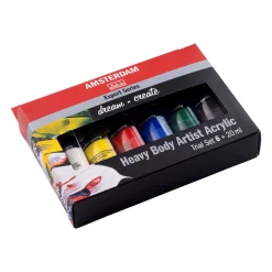 Amsterdam Zestaw farb akrylowych w tubkach Expert - - 6 kolorów x 20 ml