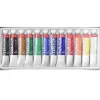 Phoenix Zestaw farb akrylowych w tubkach - - 12 kolorów x 12 ml > Farby Akrylowe