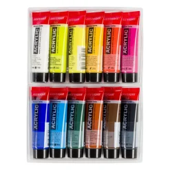 Amsterdam Zestaw farb akrylowych w tubkach - - Landscape, 12 kolorów x 20 ml