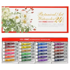 Holbein Zestaw farb akwarelowych Artists’ Watercolor - - Botanical, 24 kolory x 5 ml > Farby Akwarelowe
