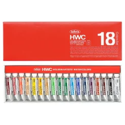 Holbein Zestaw farb akwarelowych Artists’ Watercolor - - 18 kolorów x 5 ml