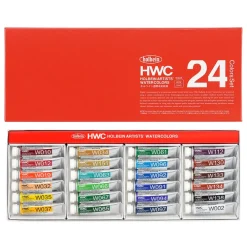 Holbein Zestaw farb akwarelowych Artists’ Watercolor - - 24 kolory x 5 ml