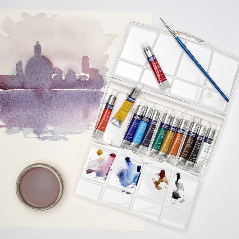 Winsor & Newton Zestaw farb akwarelowych Cotman w tubkach - - 13 szt. > Farby Akwarelowe