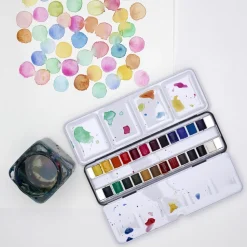 Winsor & Newton Zestaw farb akwarelowych Cotman Complete Travel - - 24 kolory