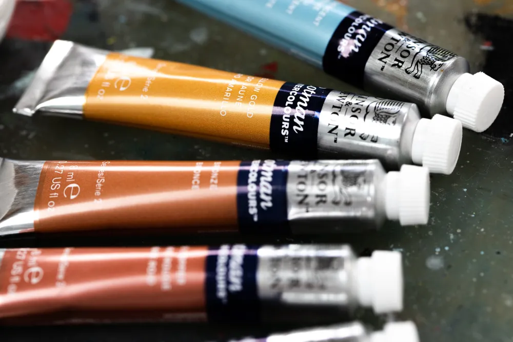 Winsor & Newton Zestaw farb akwarelowych Cotman Metallic - - 8 kolorów > Farby Akwarelowe