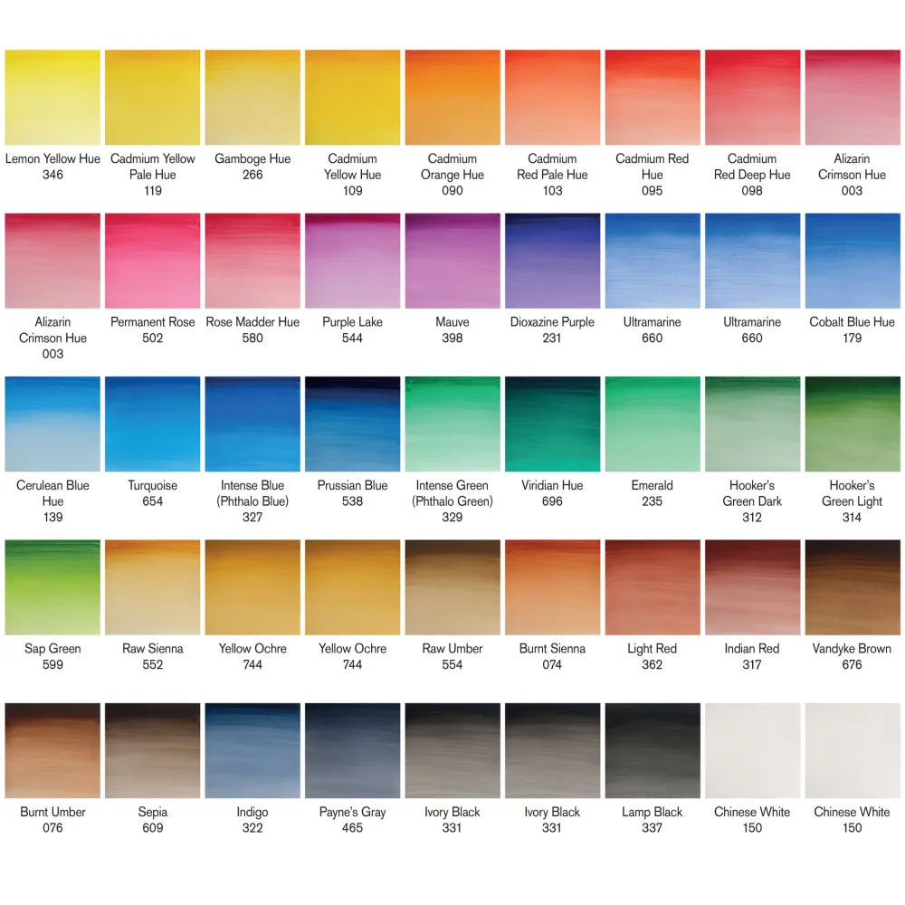 Winsor & Newton Zestaw farb akwarelowych Cotman Studio - - 45 szt.