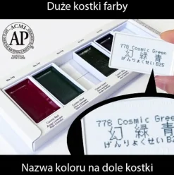 Kuretake Zestaw farb akwarelowych Gansai Tambi Granulating 2 - - 5 kolorów
