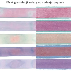 Kuretake Zestaw farb akwarelowych Gansai Tambi Granulating - - 5 kolorów