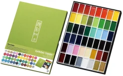 Kuretake Zestaw farb akwarelowych Gansai Tambi - - 48 kolorów ><noscript><img width=