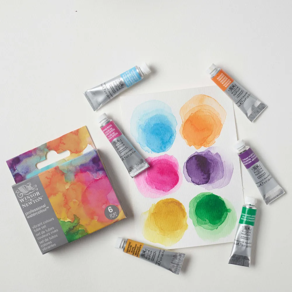 Winsor & Newton Zestaw farb akwarelowych Professional Floral - - 6 kolorów x 5 ml > Farby Akwarelowe