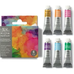 Winsor & Newton Zestaw farb akwarelowych Professional Floral - - 6 kolorów x 5 ml ><noscript><img width=