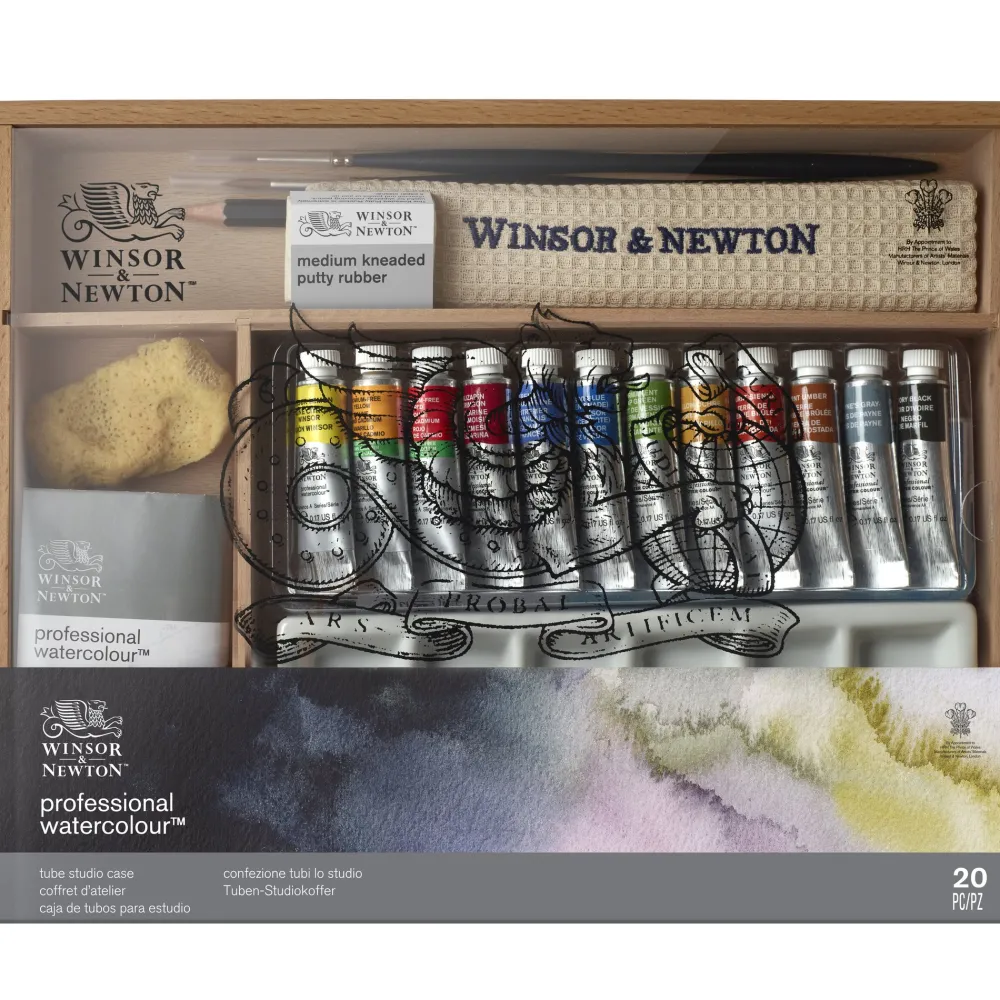 Winsor & Newton Zestaw farb akwarelowych Professional, Tube Studio - - 20 szt. > Farby Akwarelowe