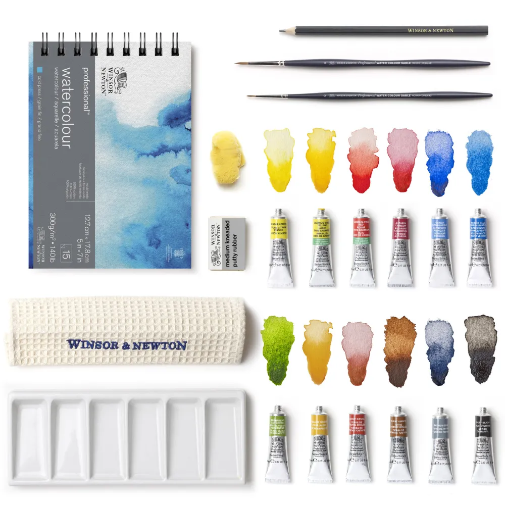 Winsor & Newton Zestaw farb akwarelowych Professional, Tube Studio - - 20 szt. > Farby Akwarelowe
