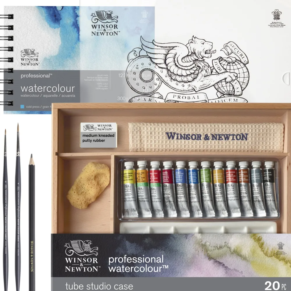 Winsor & Newton Zestaw farb akwarelowych Professional, Tube Studio - - 20 szt. > Farby Akwarelowe
