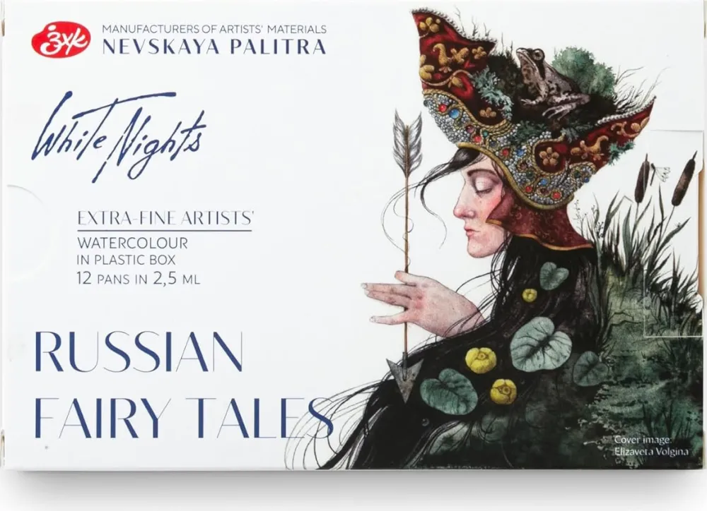 St. Petersburg Zestaw farb akwarelowych Russian Fairy Tales - - 12 kolorów > Farby Akwarelowe