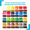 Reeves Zestaw farb akwarelowych w kostkach - - 24 kolory > Farby Akwarelowe