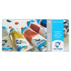 Van Gogh Zestaw farb akwarelowych w tubkach - - 10 kolorów x 10 ml > Farby Akwarelowe