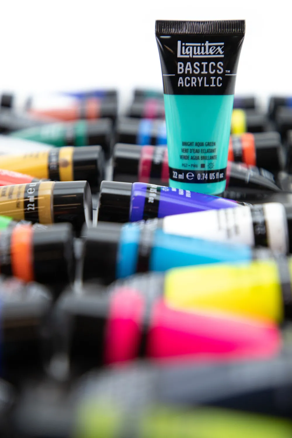 Liquitex Zestaw farb Basics Acrylic - - 72 kolory x 22 ml > Farby Akrylowe