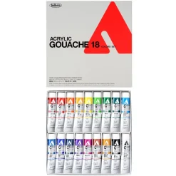 Holbein Zestaw farb gwaszy Acryla Gouache Master Set - - 12 kolorów > Farby Gwasze I Tempery