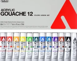 Holbein Zestaw farb gwaszy Acryla Gouache Lesson Set - - 12 kolorów > Farby Gwasze I Tempery