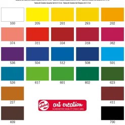 Talens Art Creation Zestaw farb gwaszy - - 12 kolorów x 12 ml ><noscript><img width=