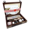 Renesans Zestaw farb gwaszy w drewnianej walizce - - 12 kolorów x 20 ml > Farby Gwasze I Tempery