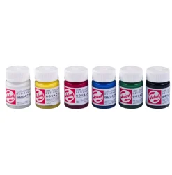 Talens Zestaw farb gwaszy w słoiczkach - - 6 kolorów x 16 ml ><noscript><img width=