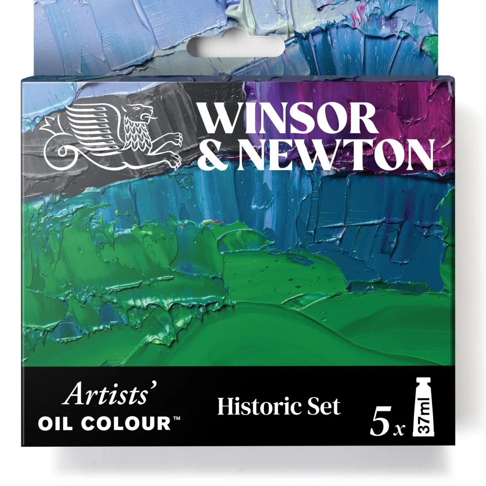 Winsor & Newton Zestaw farb olejnych Artists' Oil Colour Historic - - 5 x 37 ml