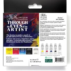 Winsor & Newton Zestaw farb olejnych Artists' Oil Colour Primary - - 5 x 37 ml ><noscript><img width=