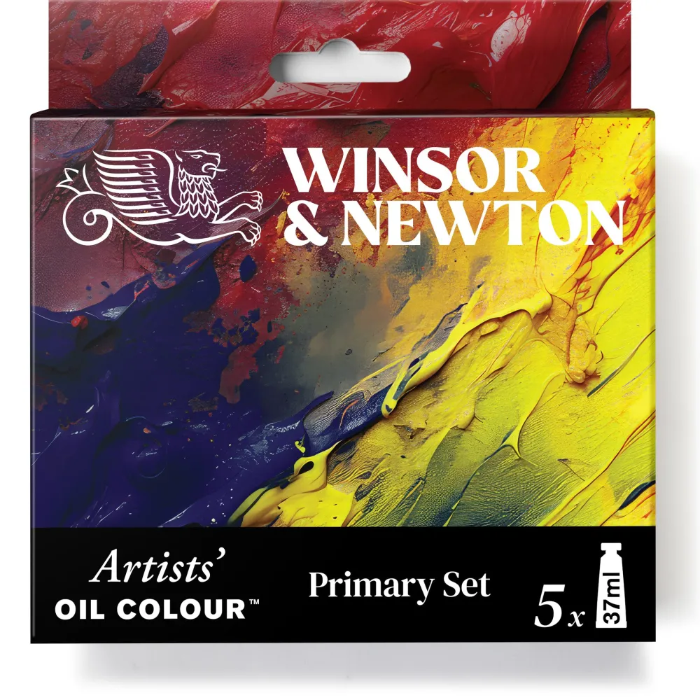 Winsor & Newton Zestaw farb olejnych Artists' Oil Colour Primary - - 5 x 37 ml > Farby Olejne