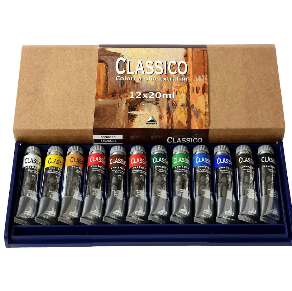 Maimeri Zestaw farb olejnych Classico - - 12 x 20 ml