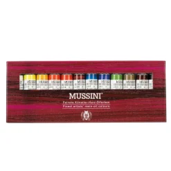 Schmincke Zestaw farb olejnych Mussini - - 12 kolorów x 15 ml > Farby Olejne