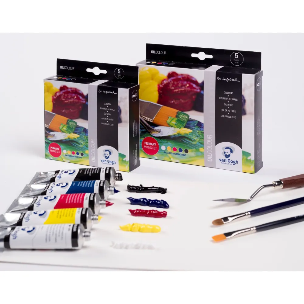 Van Gogh Zestaw farb olejnych Primary - - 5 kolorów x 40 ml