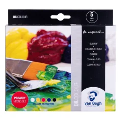 Van Gogh Zestaw farb olejnych Primary - - 5 kolorów x 40 ml