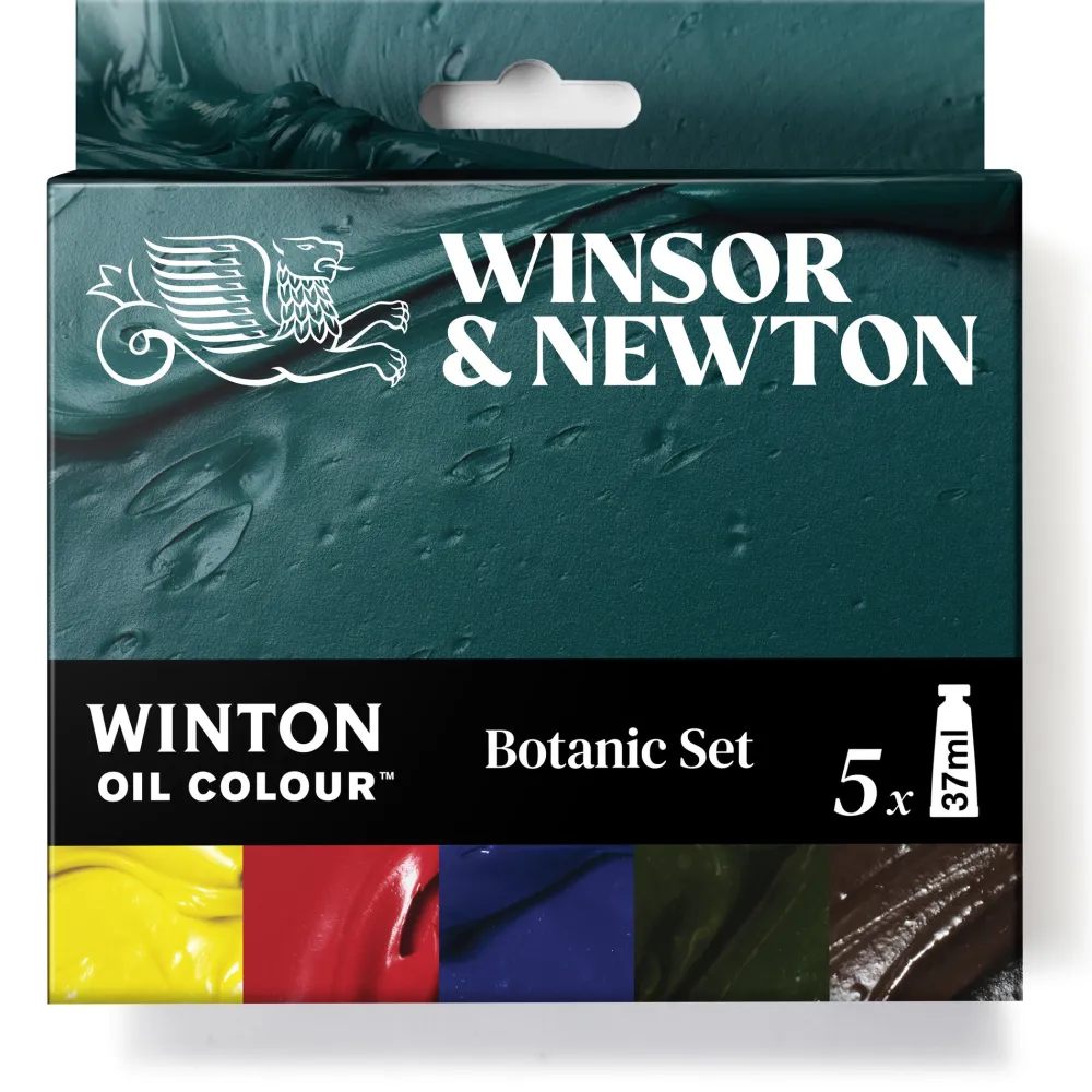 Winsor & Newton Zestaw farb olejnych Winton Botanic - - 5 x 37 ml > Farby Olejne