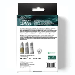 Winsor & Newton Zestaw farb olejnych Winton Metallic - - 3 x 37 ml