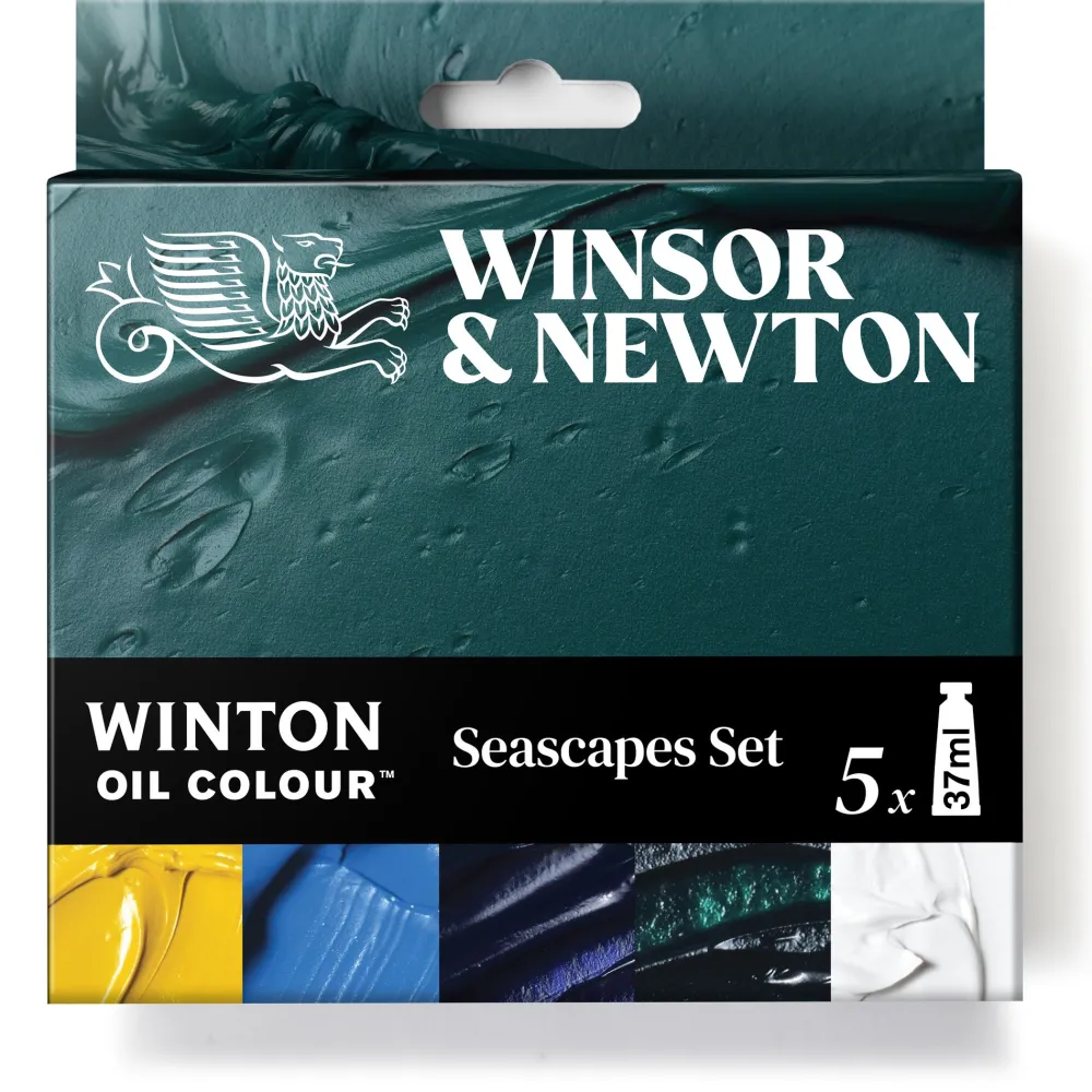 Winsor & Newton Zestaw farb olejnych Winton Seascapes - - 5 x 37 ml