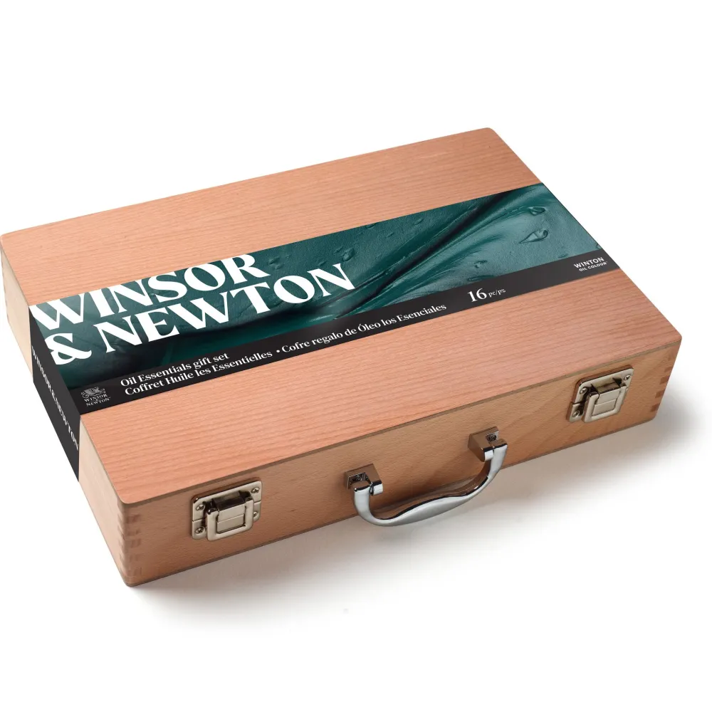 Winsor & Newton Zestaw farb olejnych Winton w drewnianym etui - - 15 szt.