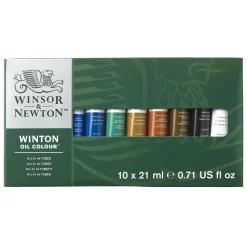 Winsor & Newton Zestaw farb olejnych Winton - - 10 kolorów x 21 ml > Farby Olejne