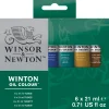 Winsor & Newton Zestaw farb olejnych Winton - - 6 kolorów x 21 ml