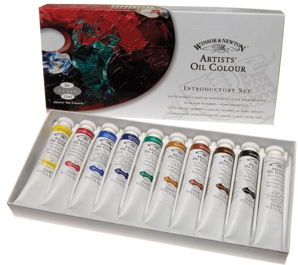 Winsor & Newton Zestaw farb olejnych w tubkach Artists - Winsor&Newton - 10 kolorów x 21 ml > Farby Olejne