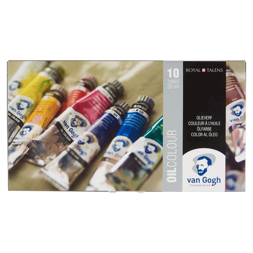 Van Gogh Zestaw farb olejnych w tubkach - - 10 kolorów x 20 ml > Farby Olejne